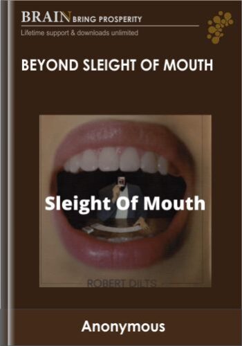 Beyond Sleight Of Mouth – Michael Breen