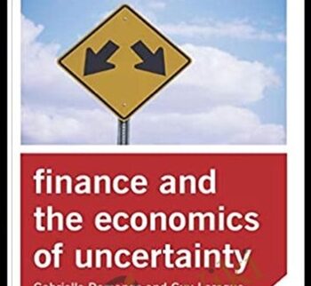 Finance And The Economics Of Uncertainty – Gabrielle Demange And Guy Laroque