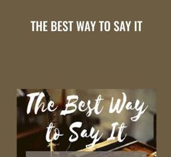 The Best Way To Say It – Joshua Lisec