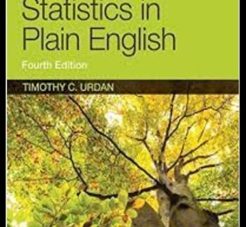 Statistics in Plain English – Timothy C. Urdan