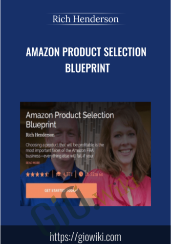 Amazon Product Selection Blueprint - Rich Henderson