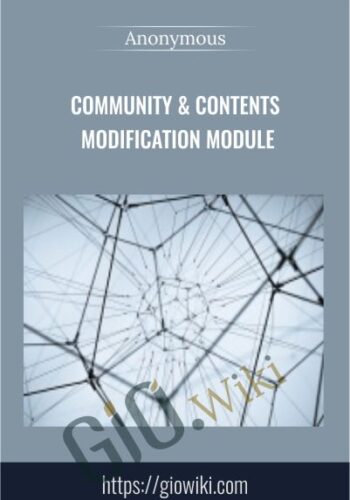 Community & Contents Modification Module