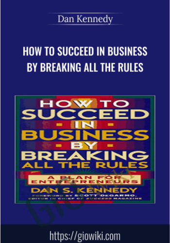 How to Succeed in Business By Breaking All the Rules: A Plan for Entrepreneur - Dan Kennedy