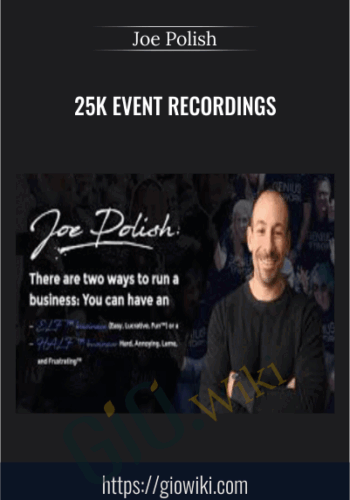 25k Event Recordings - Joe Polish