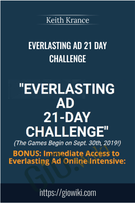 Everlasting Ad 21 Day Challenge – Keith Krance
