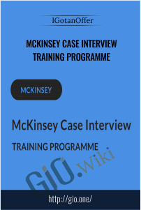 McKinsey Case Interview Training Programme – IGotan Offer