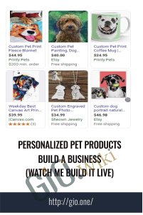 Personalized Pet Products Build A Business (Watch Me Build It LIVE) – Cener Mastermind