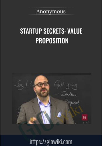 Startup Secrets: Value Proposition