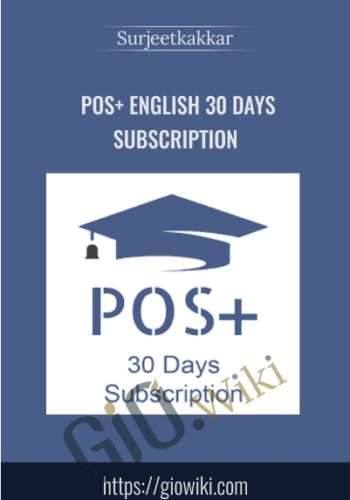 POS+ English 30 Days Subscription – Surjeet Kakkar