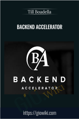 Backend Accelerator – Till Boadella