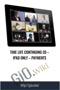 Time Life Continuing Ed – IPad Only – Payments