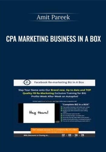 CPA Marketing business in a box - Amit Pareek