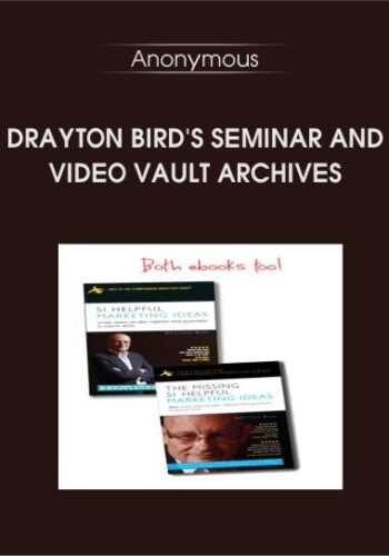 Drayton Bird’s Seminar And Video Vault Archives