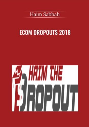 Ecom Dropouts 2018 – Haim Sabbah