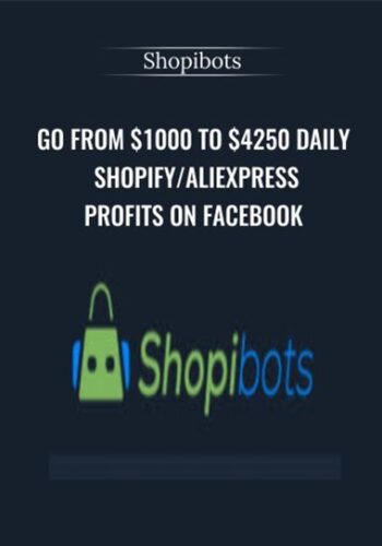 Go From $1000 To $4250 Daily Shopify/AliExpress Profits On Facebook – Shopibots