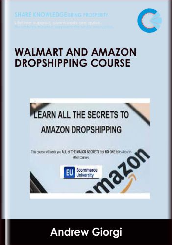 Walmart And Amazon Dropshipping Course – Andrew Giorgi