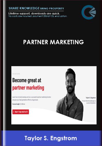Partner Marketing – ConversionXL, Taylor S. Engstrom
