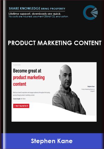 Product Marketing Content – ConversionXL, Stephen Kane