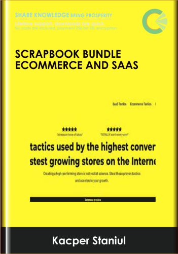 Scrapbook Bundle Ecommerce And SaaS – Kacper Staniul