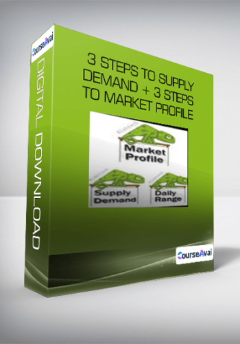 3 Steps To Supply/Demand + 3 Steps To Market Profile 10% Off Combined Price