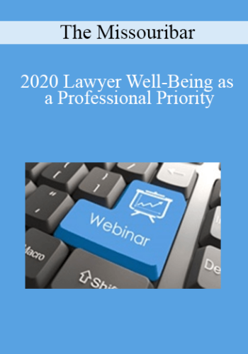 The Missouribar – 2020 Lawyer Well-Being As A Professional Priority