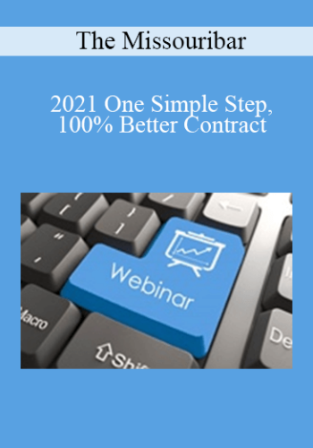 The Missouribar – 2021 One Simple Step, 100% Better Contract