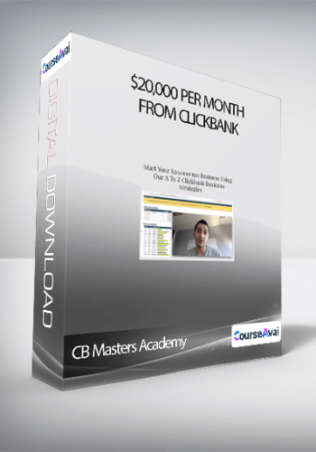CB Masters Academy – $20,000 Per Month From Clickbank