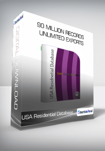 USA Residential Database – 90 Million Records – Unlimited Exports