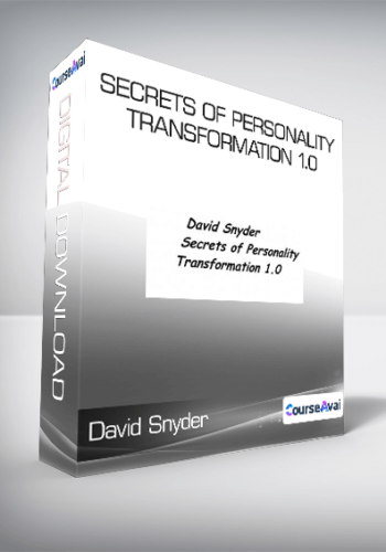 David Snyder – Secrets Of Personality Transformation 1.0