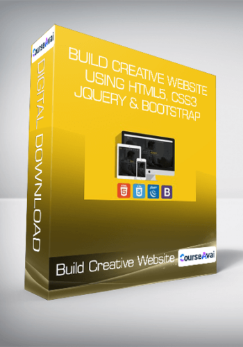 Build Creative Website Using HTML5, CSS3, JQuery & Bootstrap