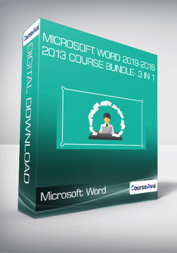 Microsoft Word 2019-2016-2013 Course Bundle- 3 In 1