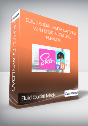 Build Social Media Navbars With SCSS & CSS Grid & FlexBox