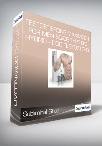 Subliminal Shop – Testosterone Maximizer For Men 5G/0E Type B/C Hybrid – Doc Testostero