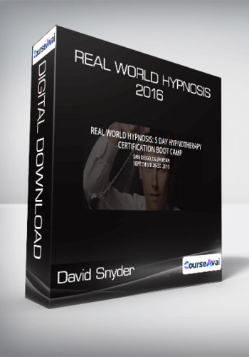 David Snyder – Real World Hypnosis 2016