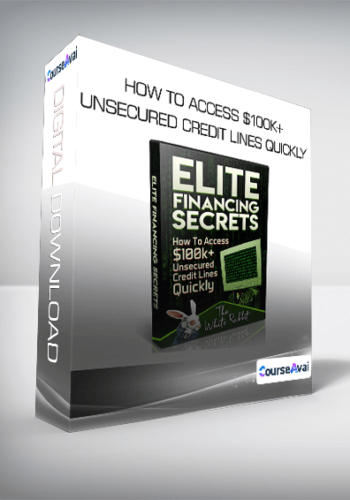 How To Access $100k+ Unsecured Credit Lines Quickly