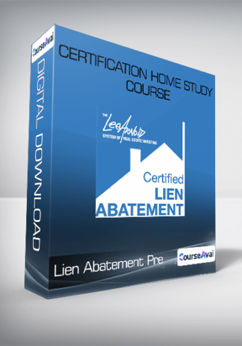 Lien Abatement Pre-Certification Home Study Course