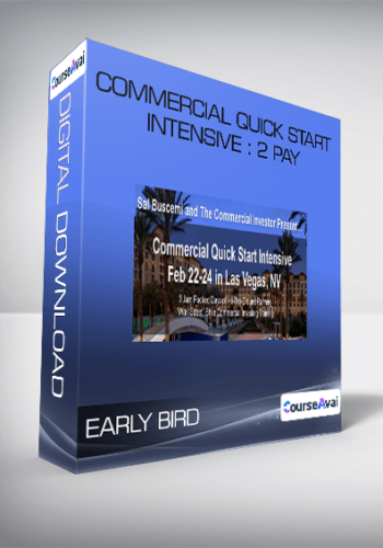 Commercial Quick Start Intensive : 2 Pay – EARLY BIRD