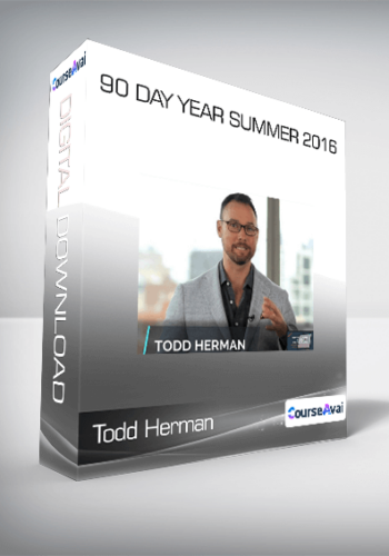 Todd Herman – 90 Day Year Summer 2016