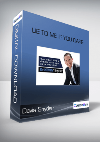 Davis Snyder – Lie To Me If You Dare