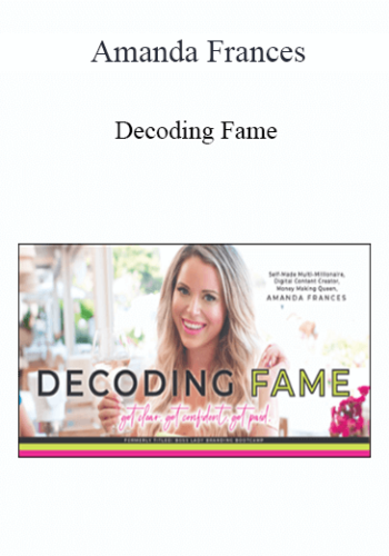 Amanda Frances - Decoding Fame 2021