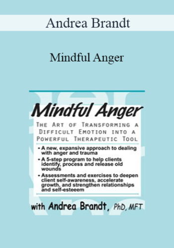 Andrea Brandt – Mindful Anger: The Art Of Transforming A Difficult Emotion Into A Powerful Therapeutic Tool