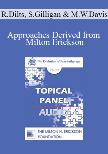 [Audio] EP09 Topical Panel 18 - Approaches Derived from Milton Erickson: Compare and Contrast Solution-Focused, Self-Relations and NLP - Robert Dilts, Stephen Gilligan, and Michele Weiner-Davis