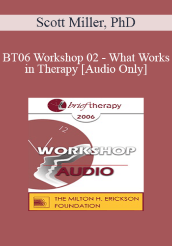 [Audio Only] BT06 Workshop 02 - What Works in Therapy: Translating 40 Years of Outcome Research into Empirically Supported Therapeutic Strategies - Scott Miller, PhD