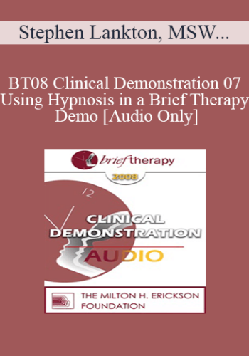 [Audio Only] BT08 Clinical Demonstration 07 – Using Hypnosis In A Brief Therapy Demo – Stephen Lankton, MSW, DAHB