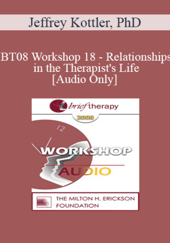 [Audio Only] BT08 Workshop 18 – Relationships In The Therapist’s Life: Journeys Of Transformation – Jeffrey Kottler, PhD