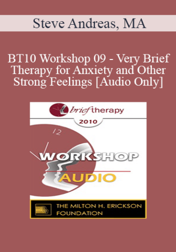 [Audio] BT10 Workshop 09 – Very Brief Therapy For Anxiety And Other Strong Feelings – Steve Andreas, MA