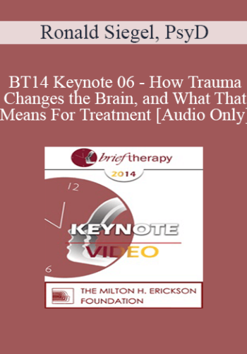 [Audio] BT14 Keynote 06 - How Trauma Changes the Brain, and What That Means For Treatment - Ronald Siegel, PsyD