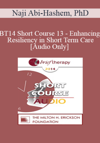 [Audio] BT14 Short Course 13 – Enhancing Resiliency In Short Term Care: Integrating The Social, Emotional, Cultural, And Existential Factors – Naji Abi-Hashem, PhD