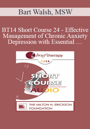 [Audio] BT14 Short Course 24 – Effective Management Of Chronic Anxiety And Depression With Essential Neurobiological Communication – Bart Walsh, MSW
