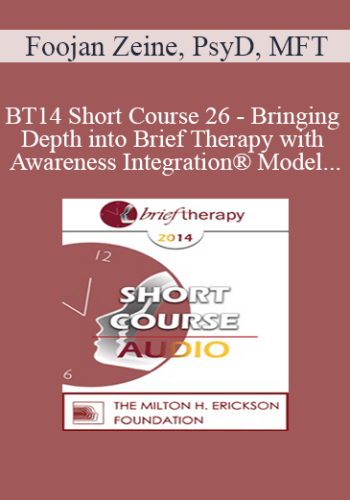 [Audio] BT14 Short Course 26 – Bringing Depth Into Brief Therapy With Awareness Integration® Model – Foojan Zeine, PsyD, MFT